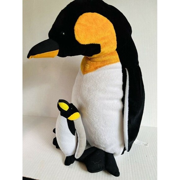 Peek A Boo Toys Mother Penguin and Child 28" Jumbo Plush Stuffed Animal - Picture 4 of 10